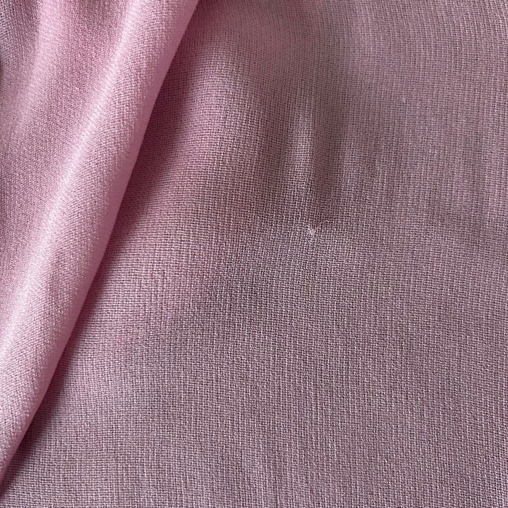 Chloe Pink 100% Silk Sheer Ruffle Peter Pan Collar Blouse 36 FR Small - Picture 5 of 7